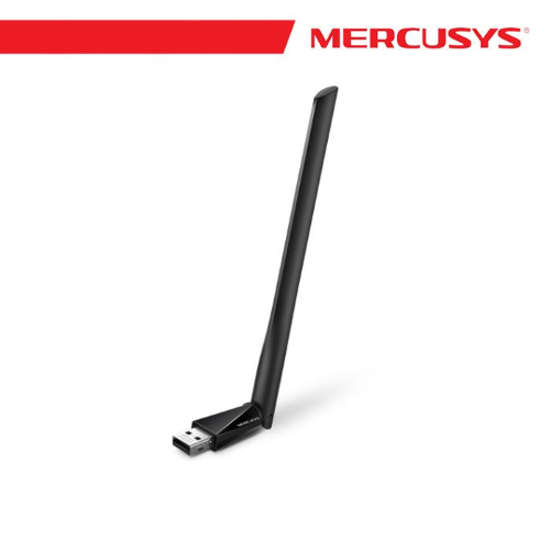 ADATTATORE USB WIRELESS AC1300 MERCUSYS MA30H Dual Band 400Mbps 2,4GHz+867Mbps 5 GHz-1 ant.esterna, USB 2.0 MU-MIMO, WPA3